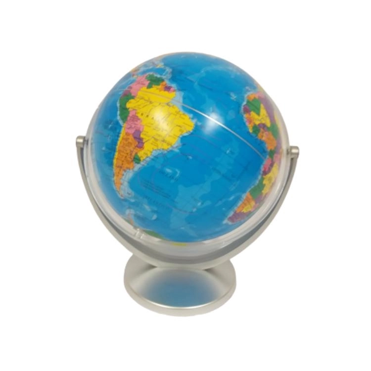 Globo Terraqueo Base Plastica Plow 20Cm Multigiro Art.207AWD